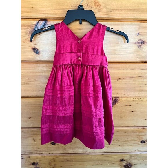 Beautiful Maggie & Zoe Dark Red Dress 2T - Picture 3 of 4